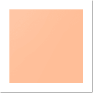 Peach Fuzz Solid Color Posters and Art